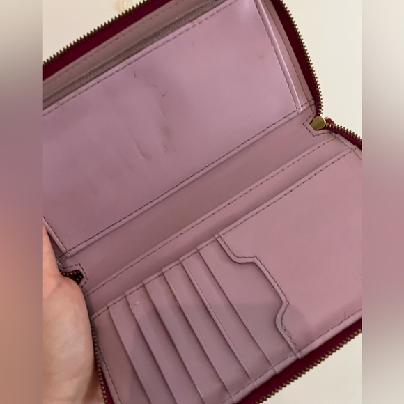 Fossil wallet | pink, orange, cream & purple - Picture 4 of 5